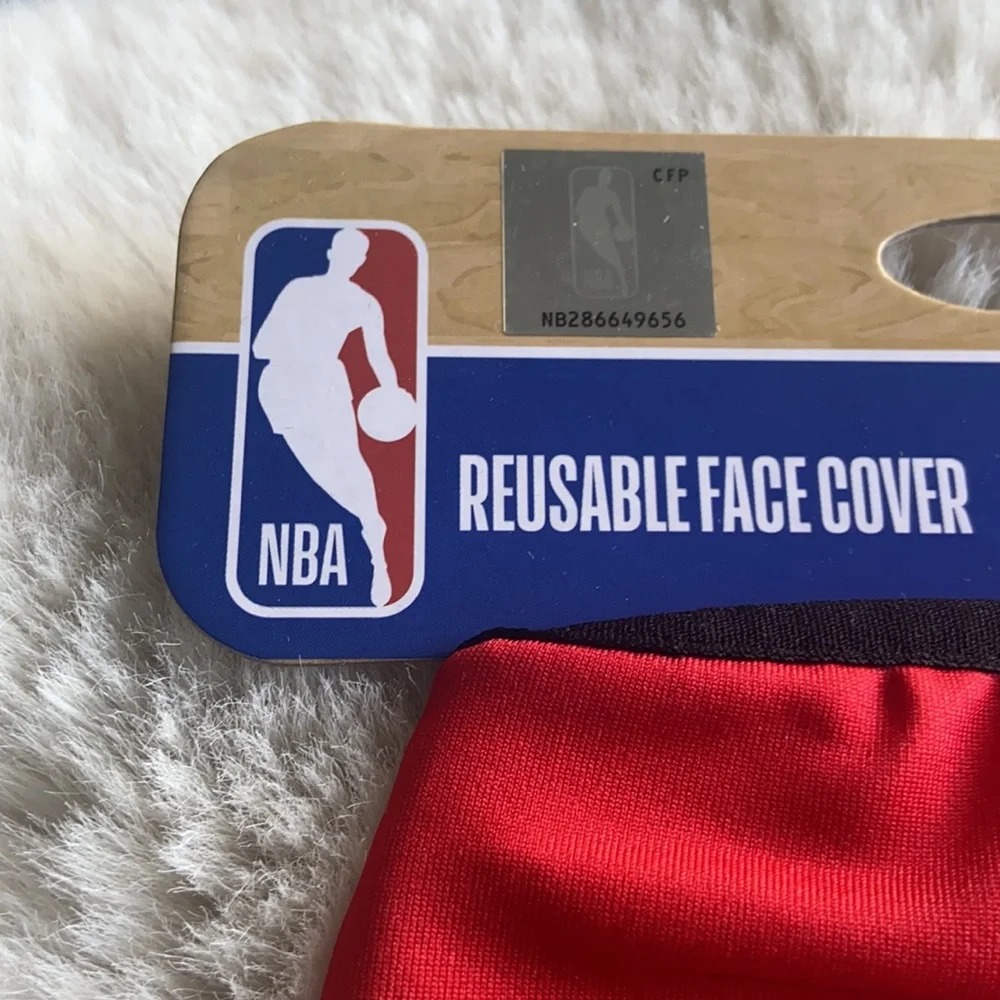 NBA face mask Portland Trail Blazers PDX basketball team red black